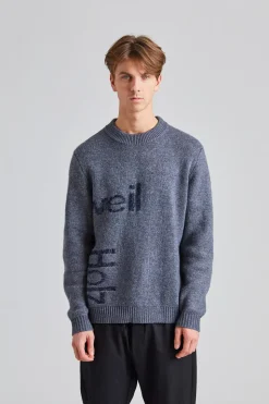 Haza Logo Crew Grey Mix
