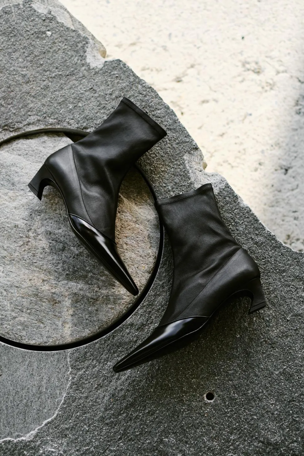 Heeled Ankle Boots Black FN-WN-SHOE000695