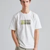 Holger Post Stamp Print T-Shirt White