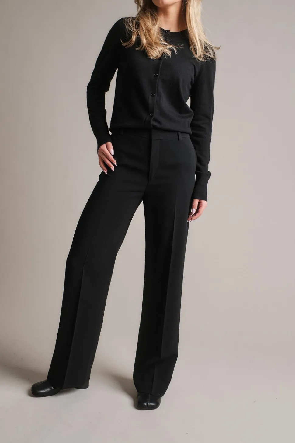 Hutton Trouser Black