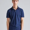 Ice Cotton Polo Shirt Blu Copiativo