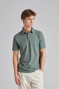 Ice Cotton Polo Shirt Militare