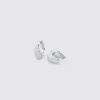Ice Huggie Pave Silver