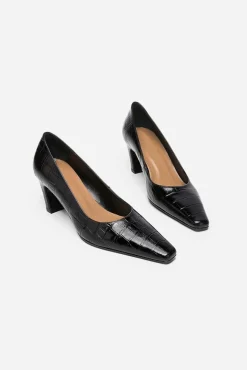 Iggy Black Croco Leather