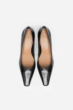 Iggy Black Croco Leather