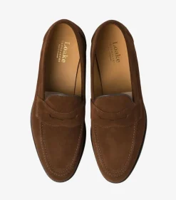 Imperial Penny Loafer Brown Suede