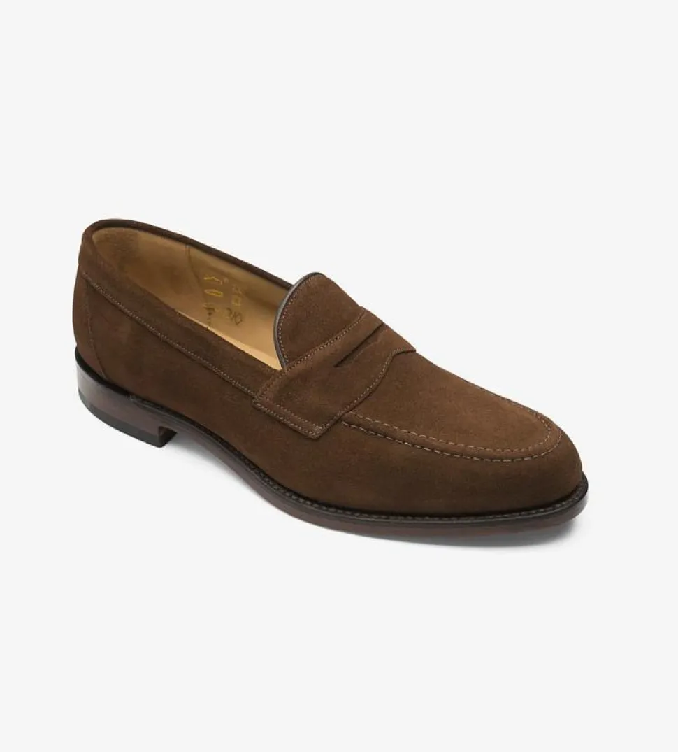 Imperial Penny Loafer Brown Suede