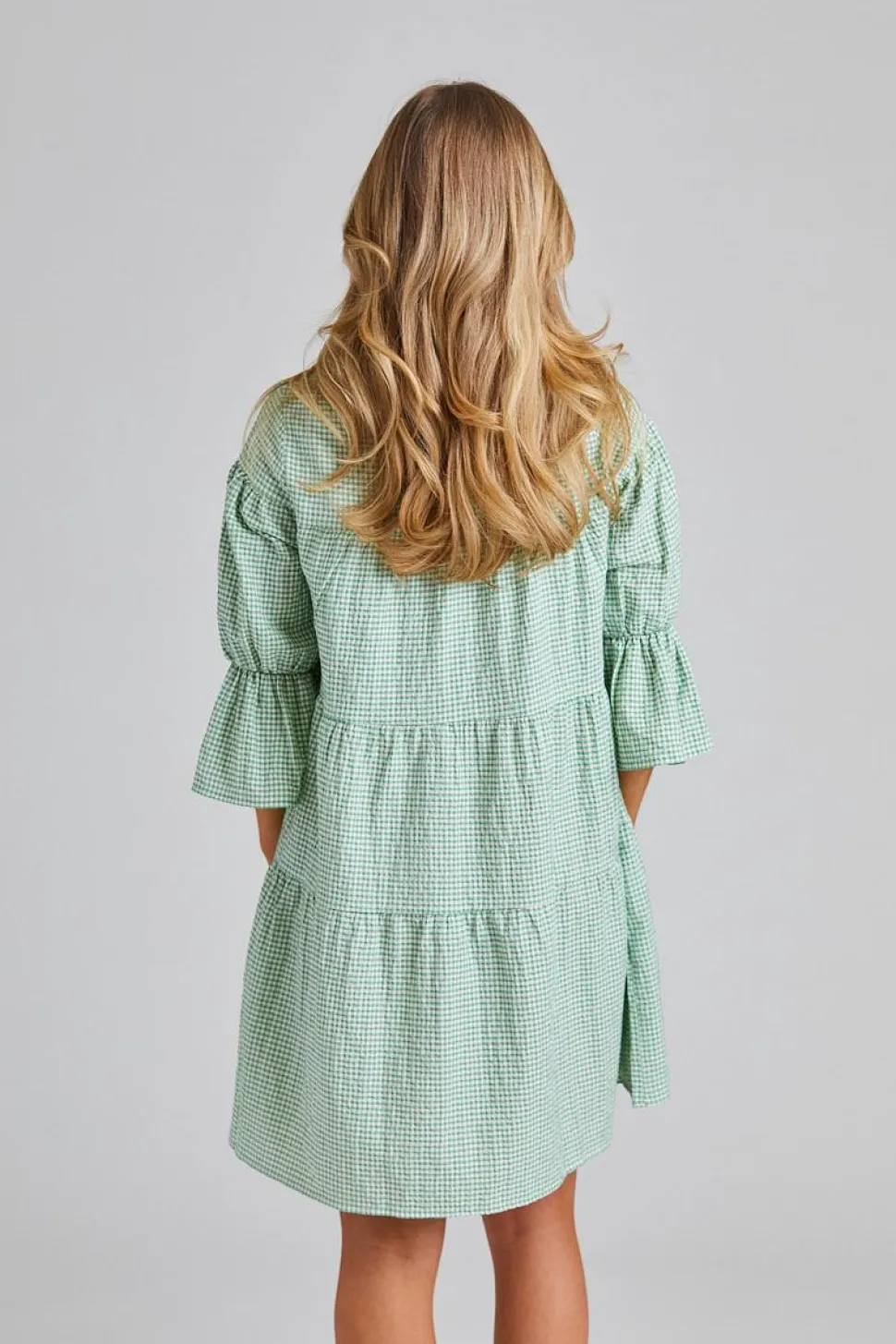 Indiana Dress Green/White