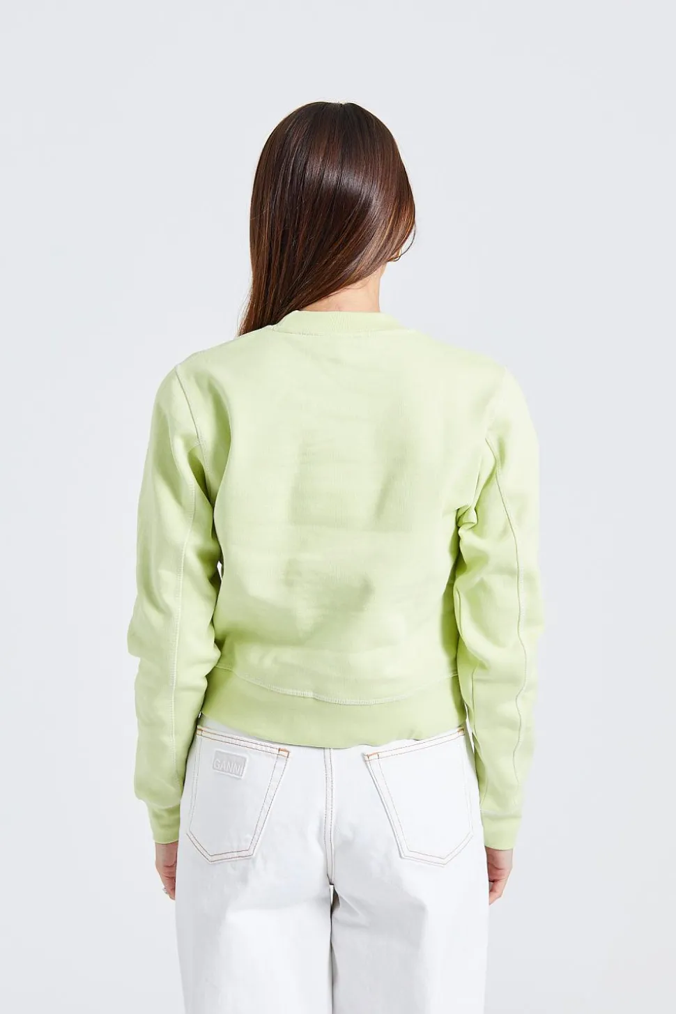 Isoli Ganni Rock Sweatshirt Lily Green