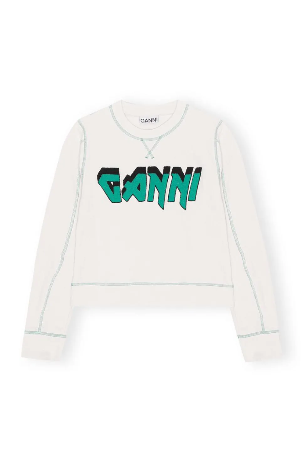 Isoli Ganni Rock Sweatshirt Egret