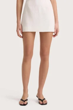 Jane Mini Skirt White