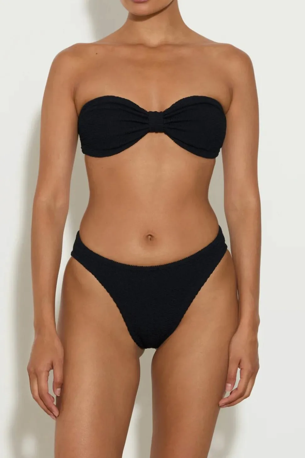Jean Bikini Crinkle Black