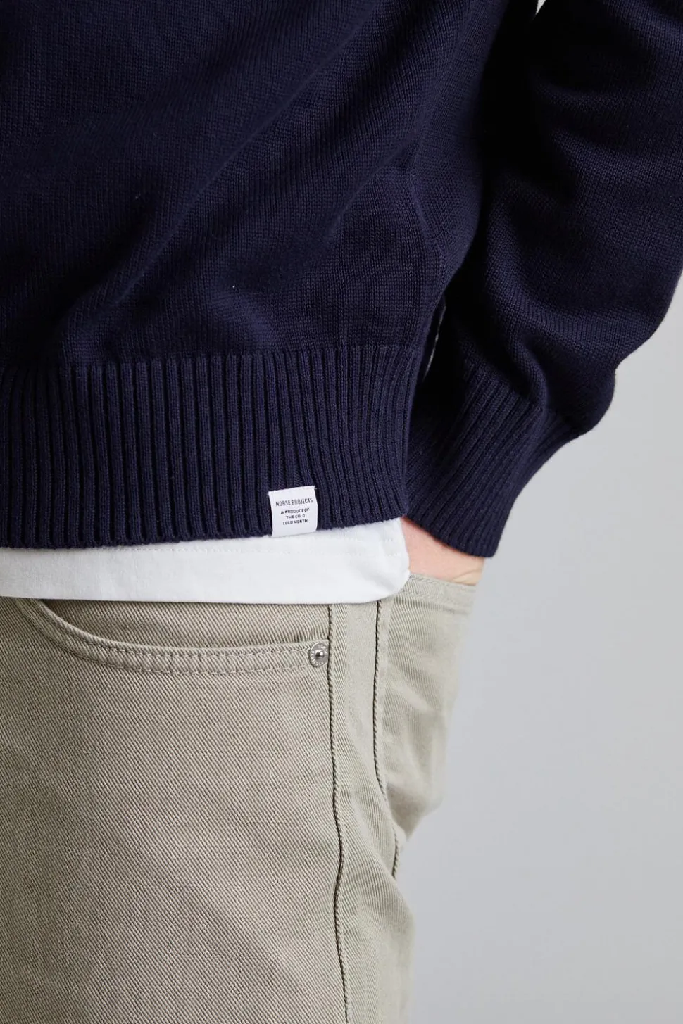 Jonas Cotton Sweater Dk Navy