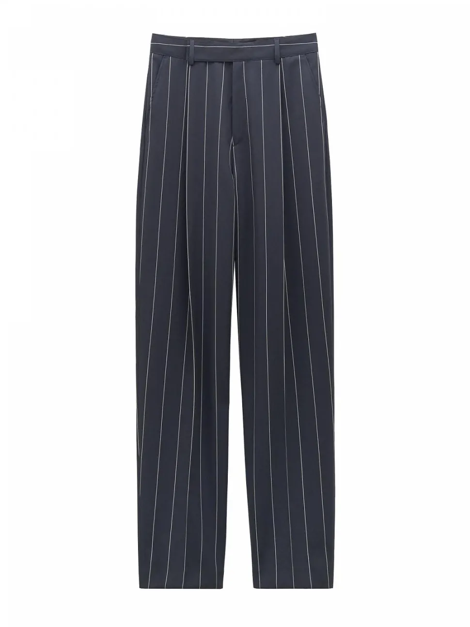 Julie Pinstripe Trousers Navy