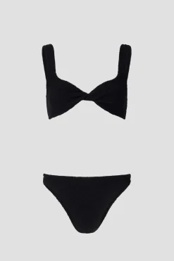 Juno Bikini Crinkle Black