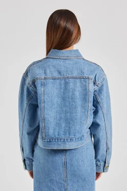 Kirsten Cropped Vintage Blue