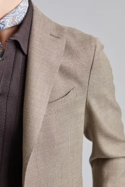 K-Jacket Wool Hopsack Beige