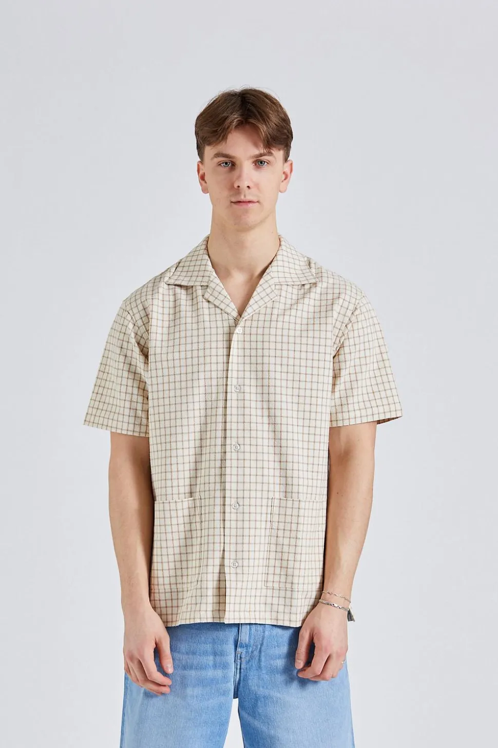 La Chemise Carreaux Beige