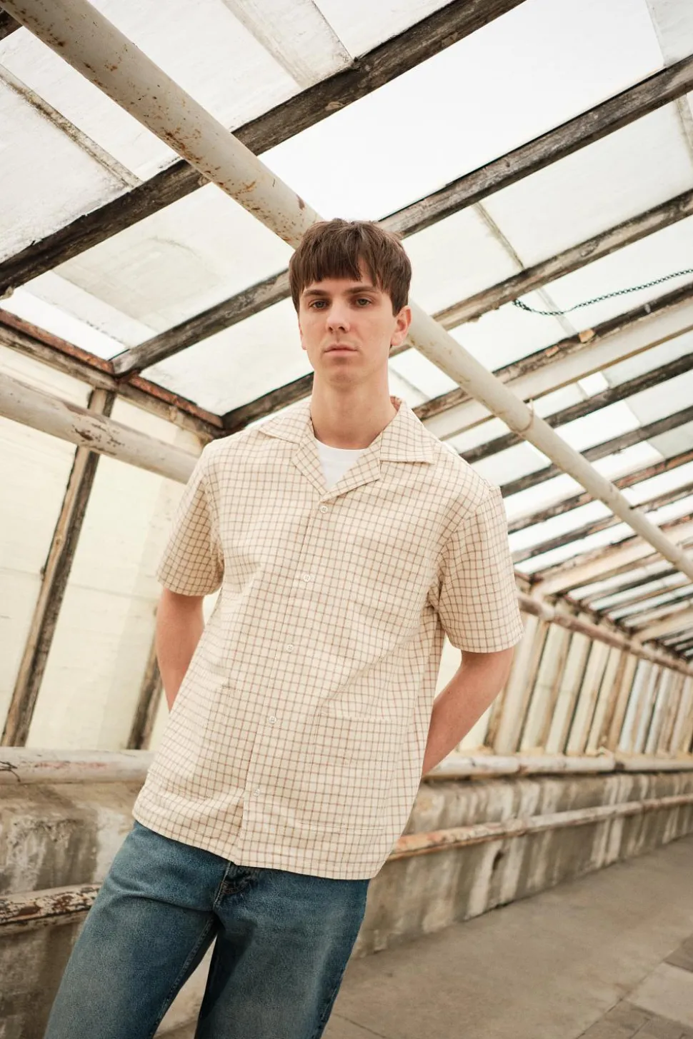 La Chemise Carreaux Beige