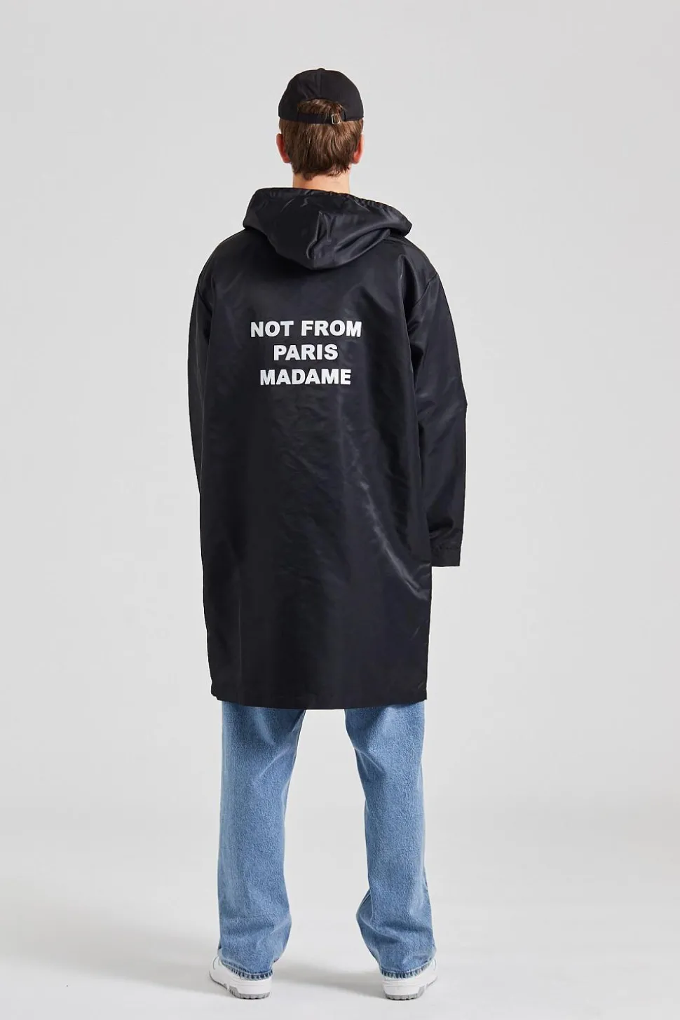 La Parka Slogan Black