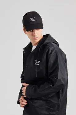 La Parka Slogan Black