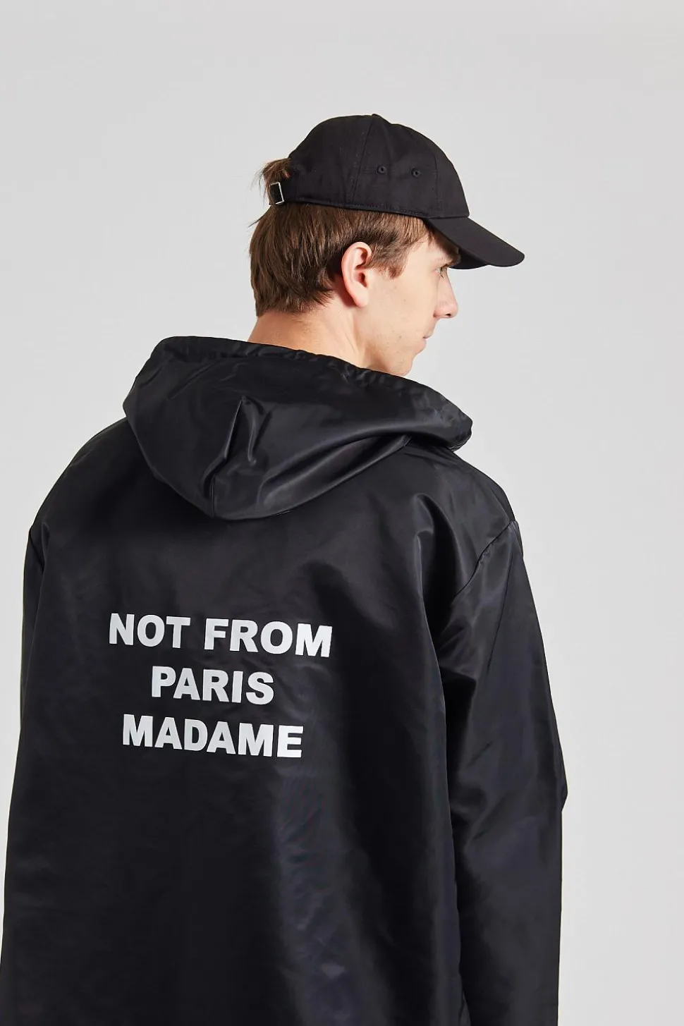 La Parka Slogan Black