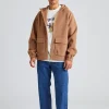La Veste à Capuche Laine Camel