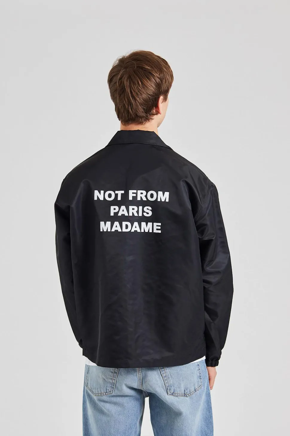 La Veste Slogan Black