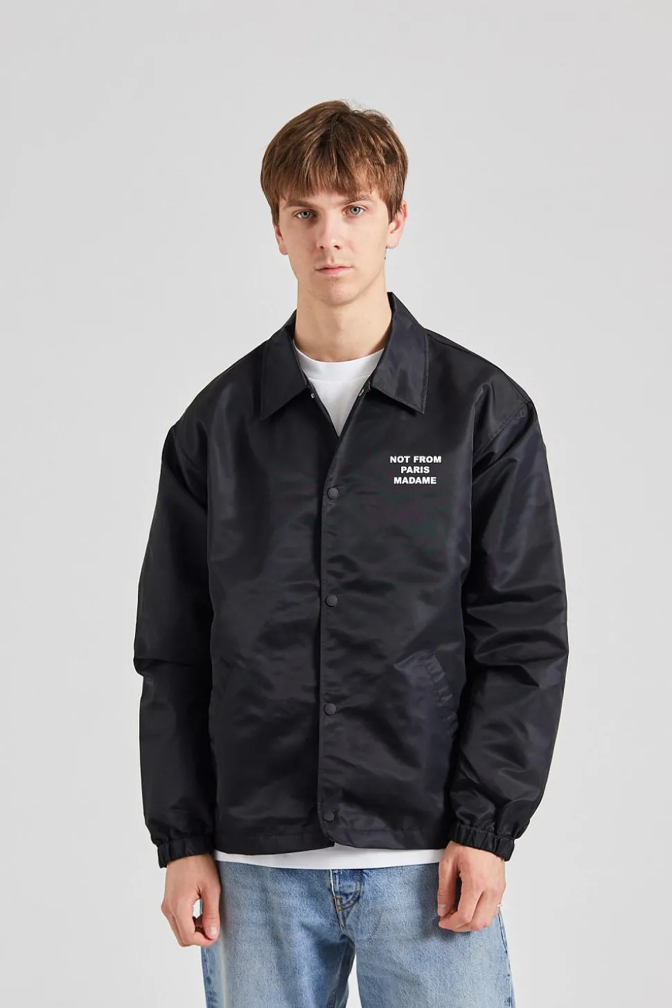 La Veste Slogan Black