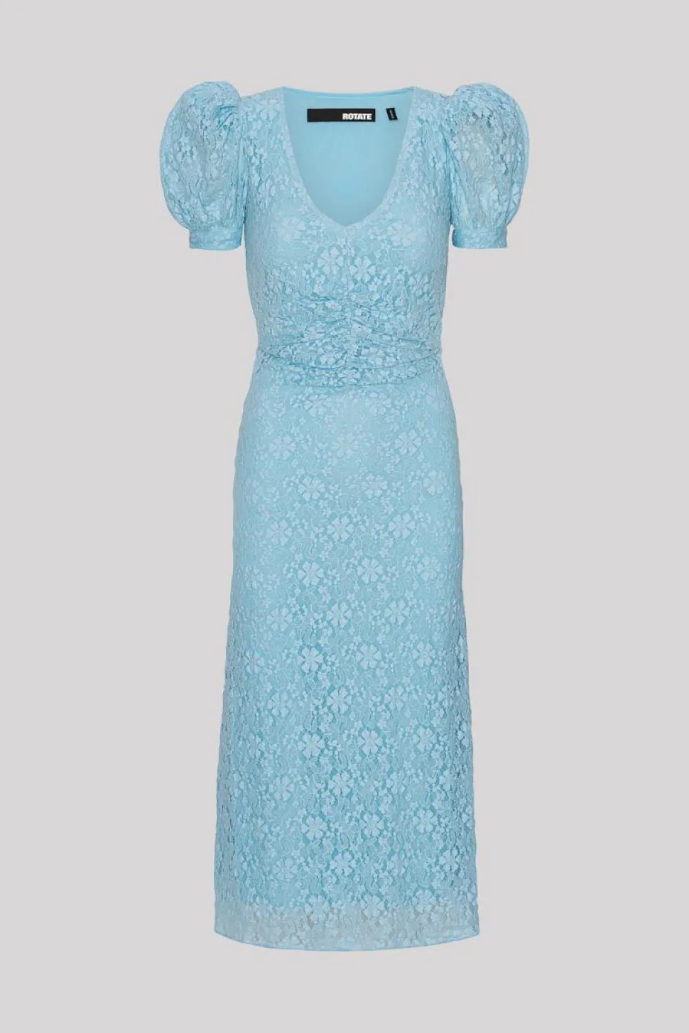 Lace Puff Sleeve Dress Omphalodes