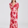 Las Mayas Midi Dress Rosella Floral