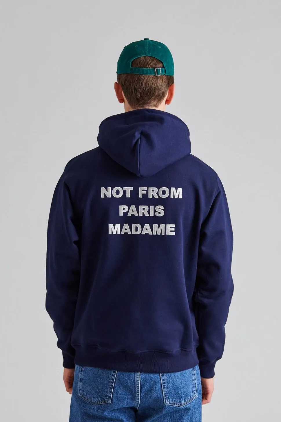 Le Hoodie Slogan Navy