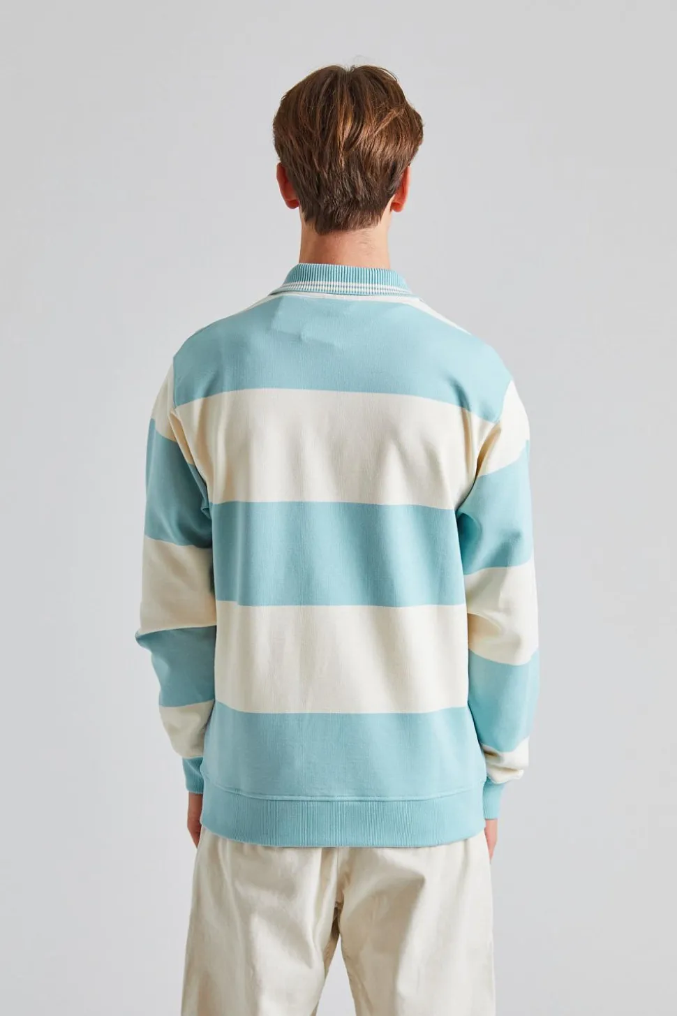 Le Polo Drôle Rayé Blue