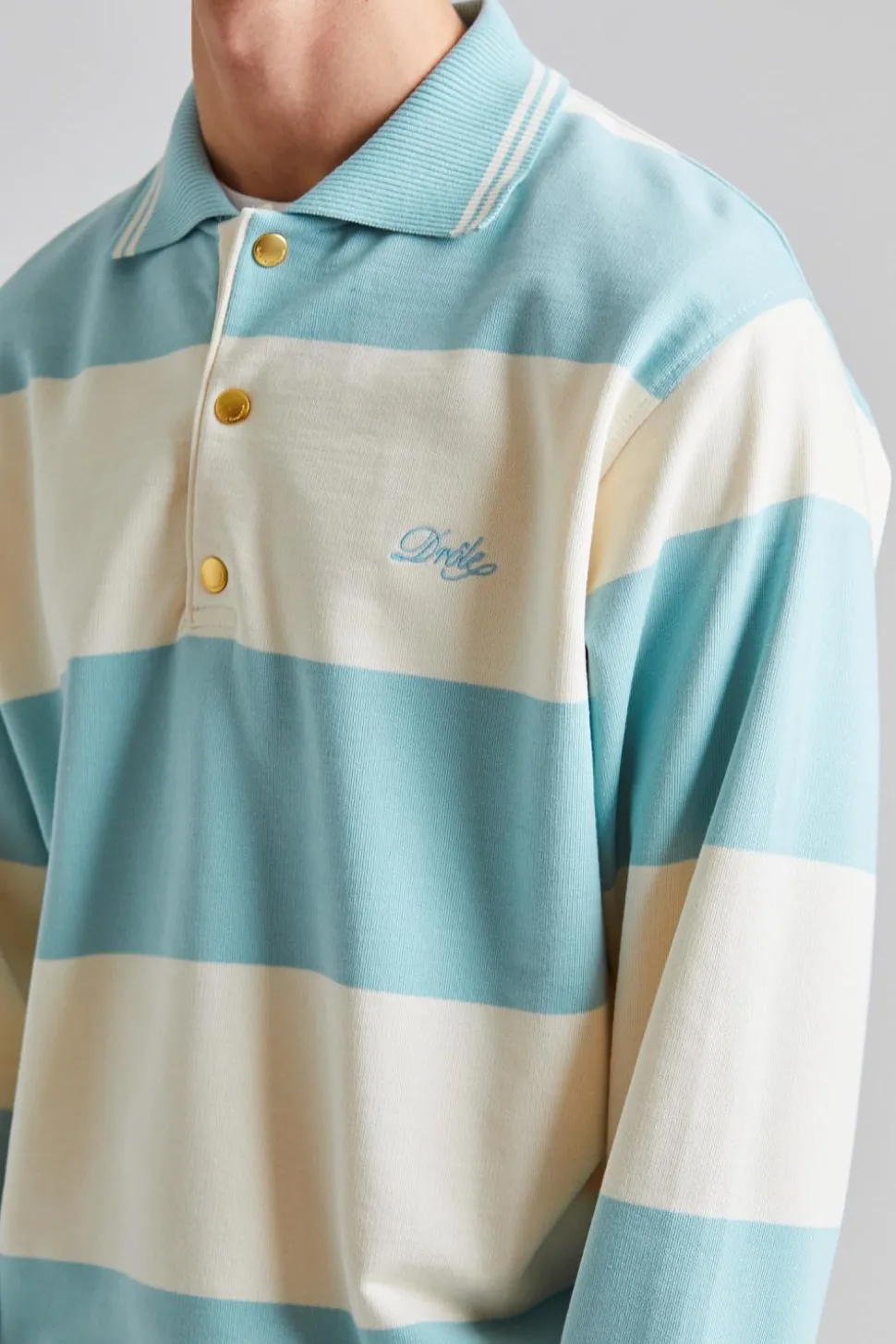 Le Polo Drôle Rayé Blue