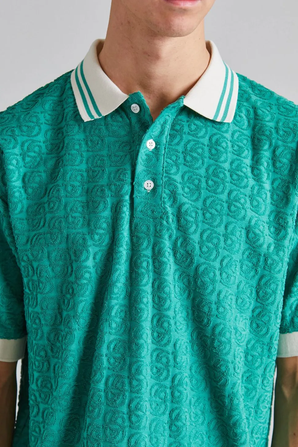Le Polo Monogramme MC Emeraude