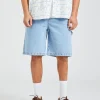 Le Short Jeans Délavé Light Blue