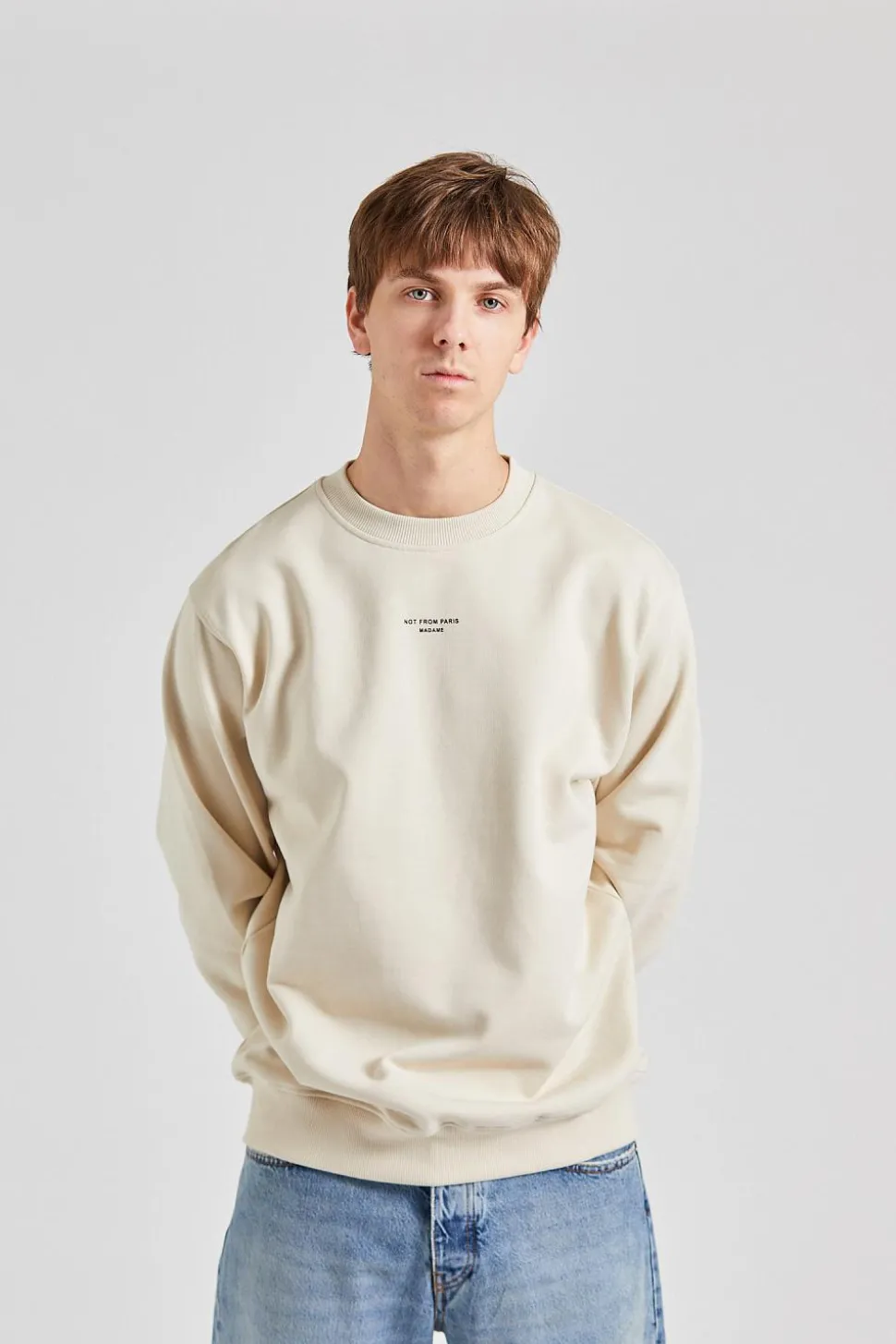Le Sweatshirt Slogan Classique Mastic