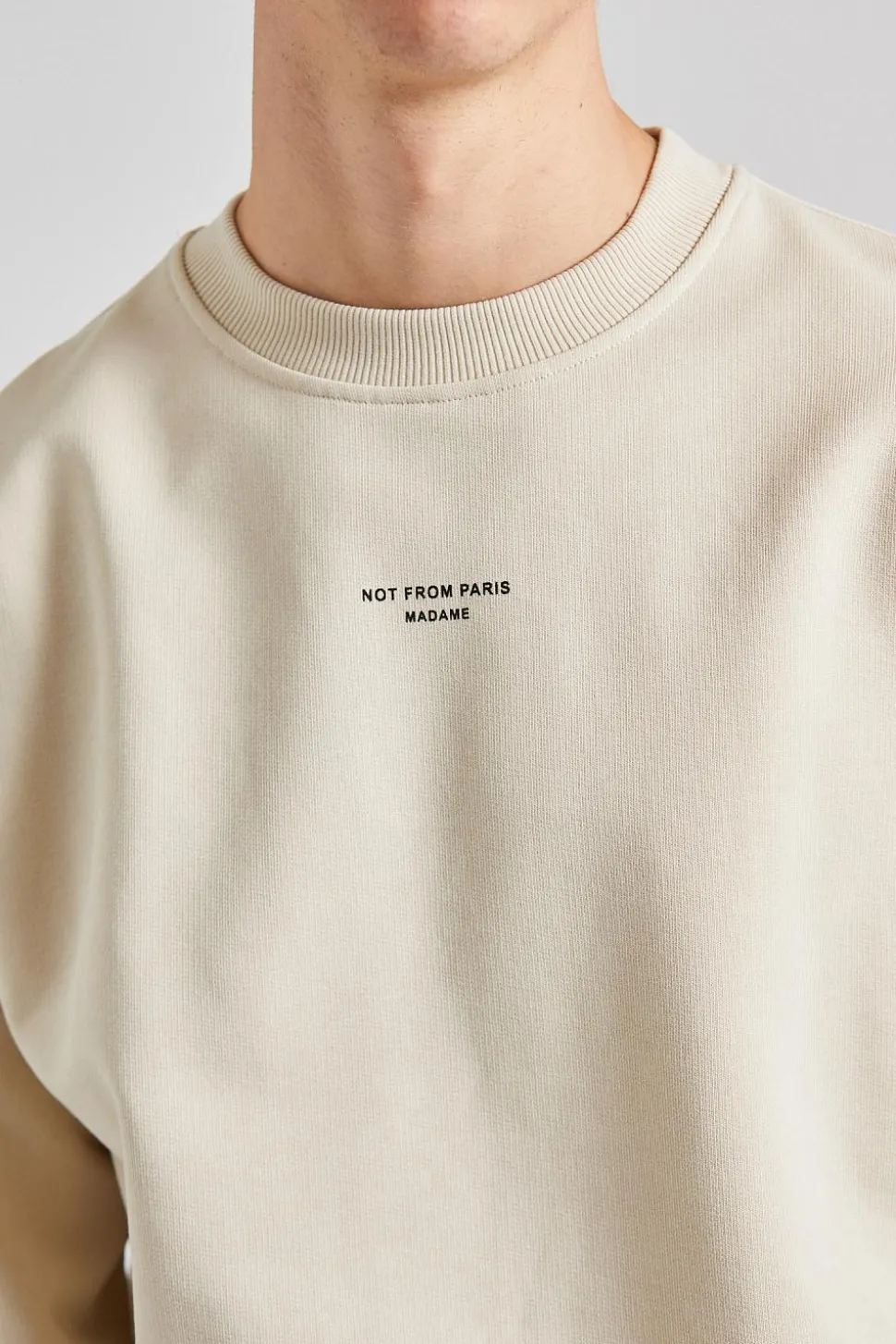 Le Sweatshirt Slogan Classique Mastic