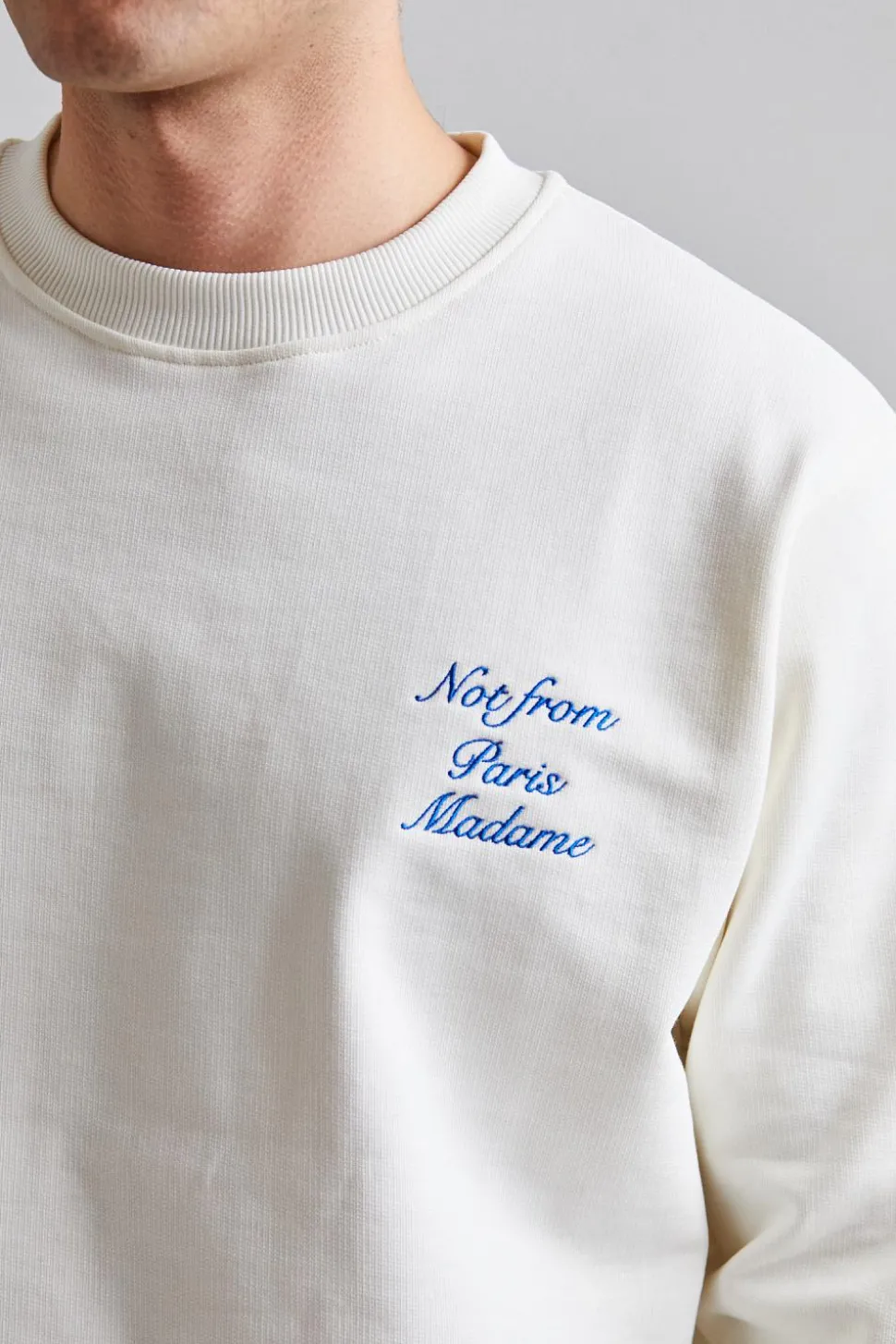 Le Sweatshirt Slogan Cursive Off White