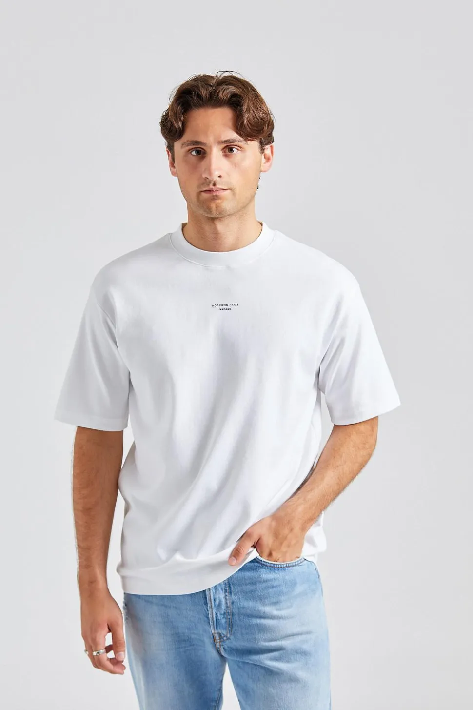 Le T-Shirt Slogan Classique Optic White