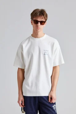 Le T-Shirt Slogan Cursive Off White