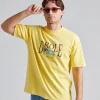 Le T-Shirt Tennis Court Light Yellow
