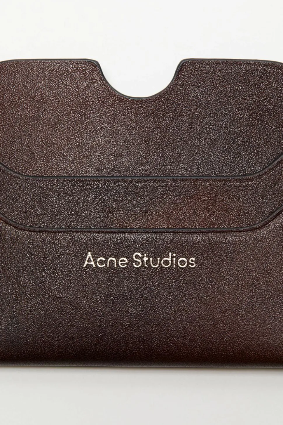 Leather Card Holder Dark Brown FN-UX-SLGS000287