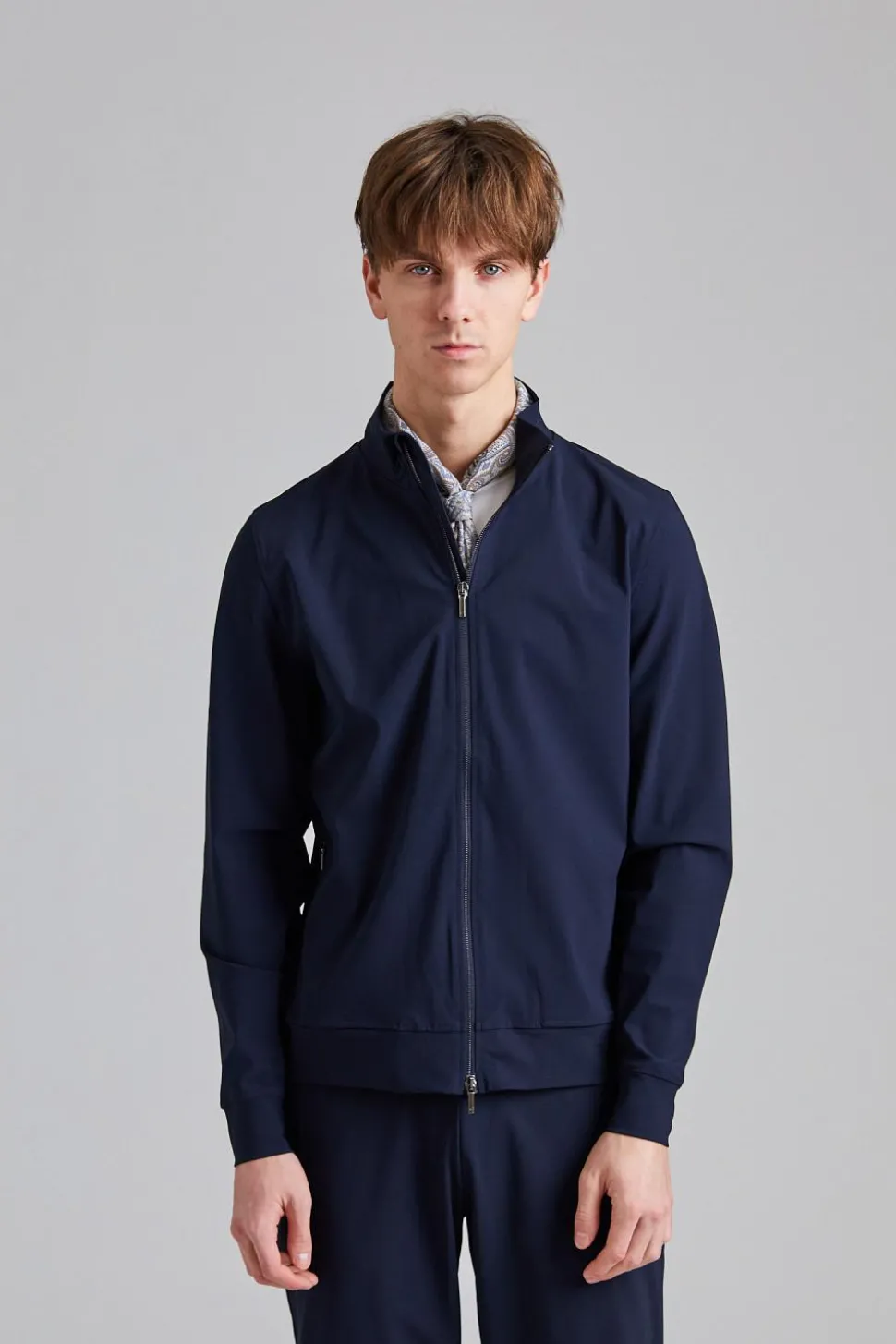 Leisure Zip Jacket Navy