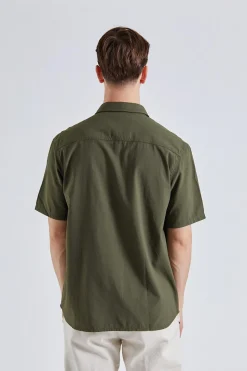 Lisle Safari Shirt Mid Olive