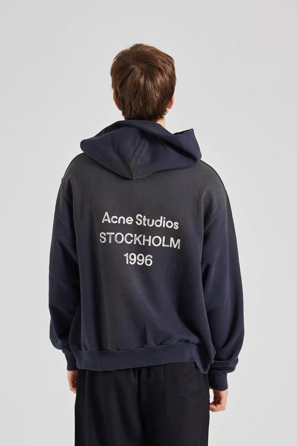Logo Hooded Sweater Black FN-UX-SWEA000020