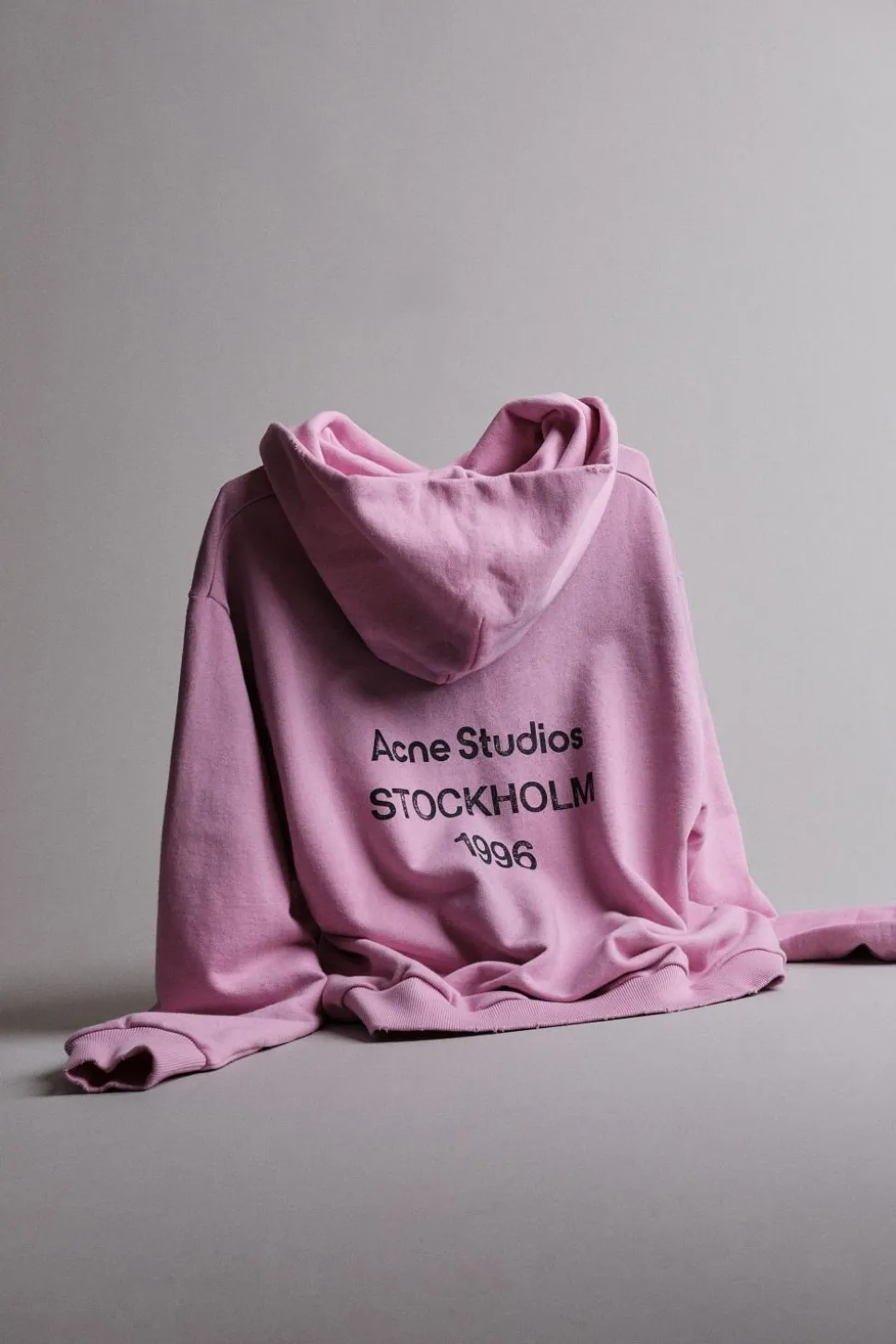 Logo Hooded Sweater Cotton Candy Pink FN-UX-SWEA000020