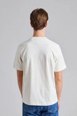 Logo Relaxed Fit T-Shirt Antique White
