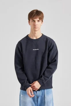 Logo Stamp Sweater Black FN-UX-SWEA000033