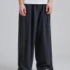 Logo Tape Trousers Charcoal Grey FN-MN-TROU001028